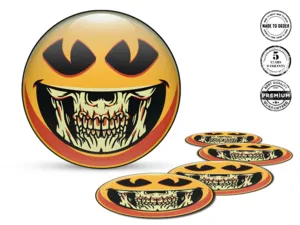 Domed Emblem Logo Sports Temporal Thrust Wave